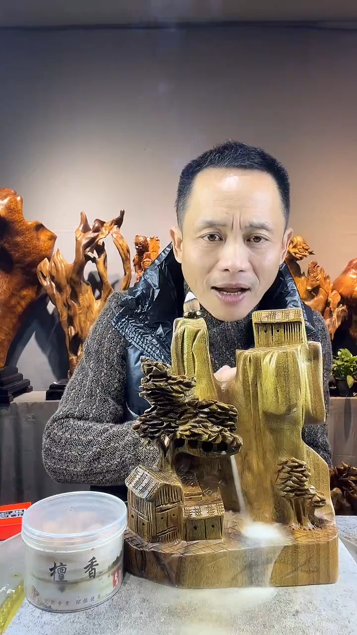 金丝楠森**鑫小叶桢楠随行摆件27