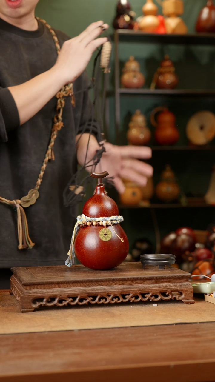 21号精品天然大漆酒葫芦一物一拍~