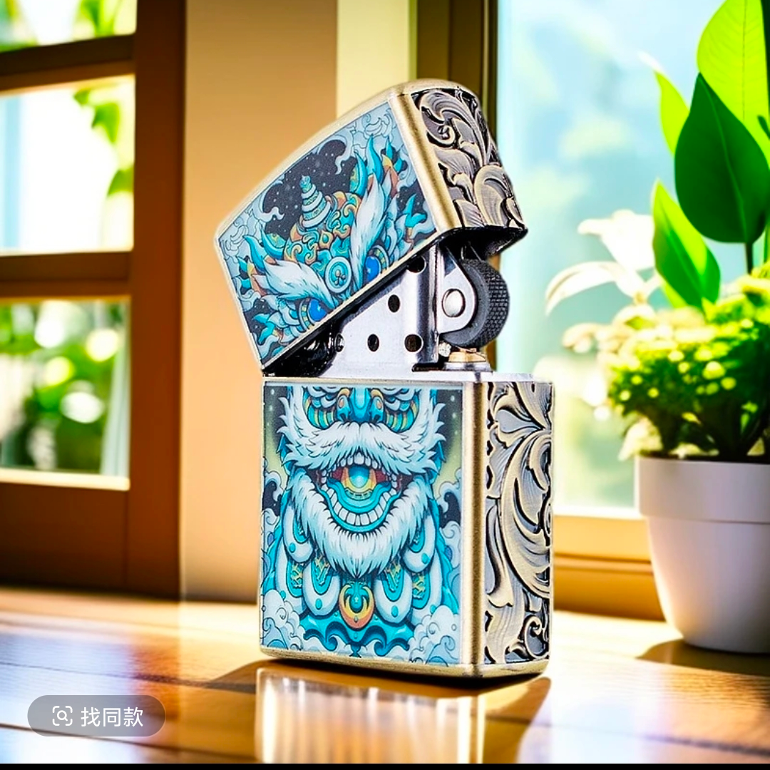 夜光盔甲鸿运打火机（裸机发货，不赠送口粮）24