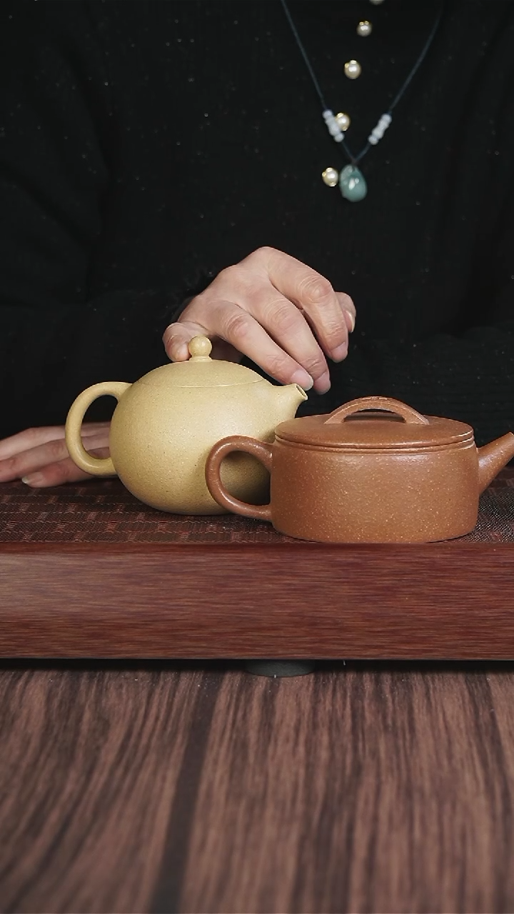 【闪购商品】紫砂茶壶本绿大西施+黄降坡汉瓦240