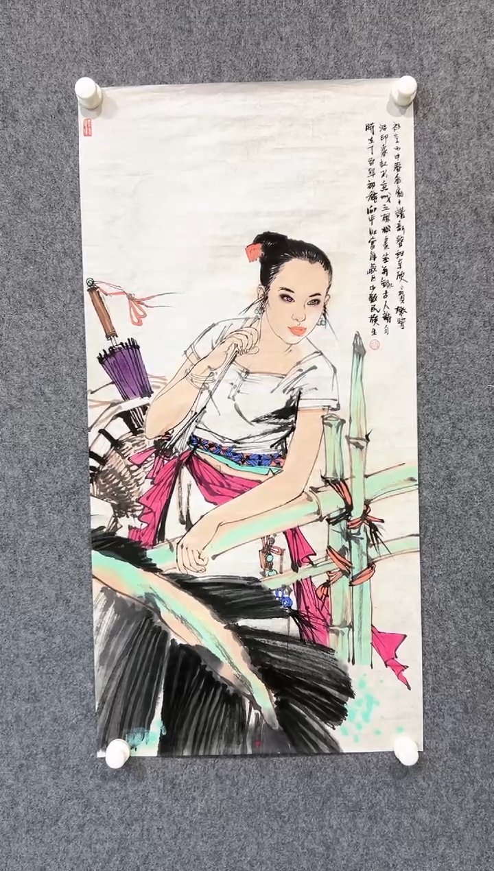 【闪购商品】绘画刘向平-3.8平尺-国画