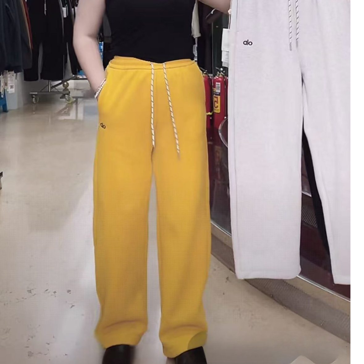 GF2538 (聚水潭)(超厚）阔腿裤秋冬休闲裤运动裤长裤女士休闲裤