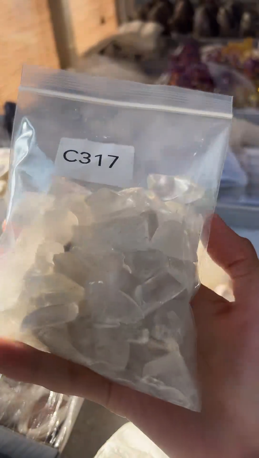 未镶嵌珠宝半成品水晶C317 约400g