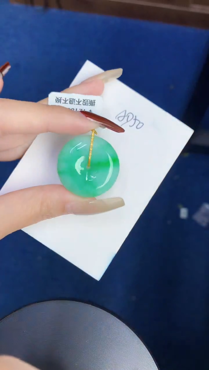 【闪购商品】翡翠颈饰18K金镶嵌00000000000