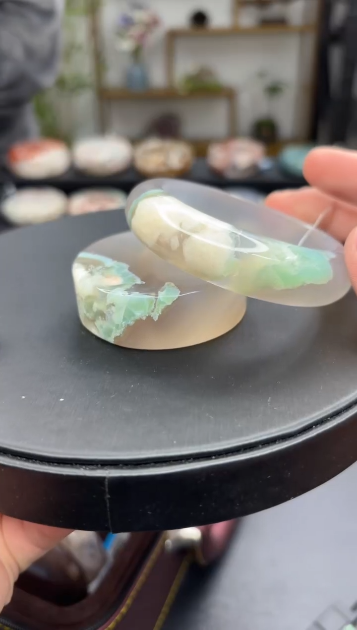 【闪购商品】石英质玉手镯未镶嵌A1396(57圈赠送镯心)