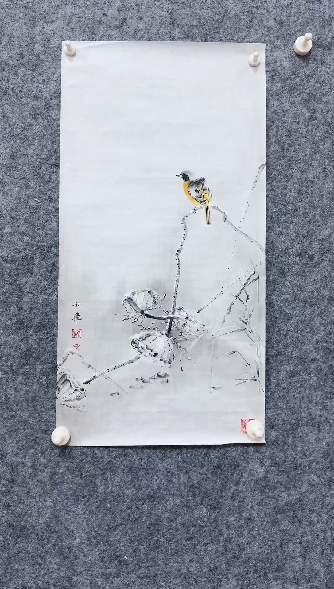 【闪购商品】国画花鸟作品-2平尺-王先生