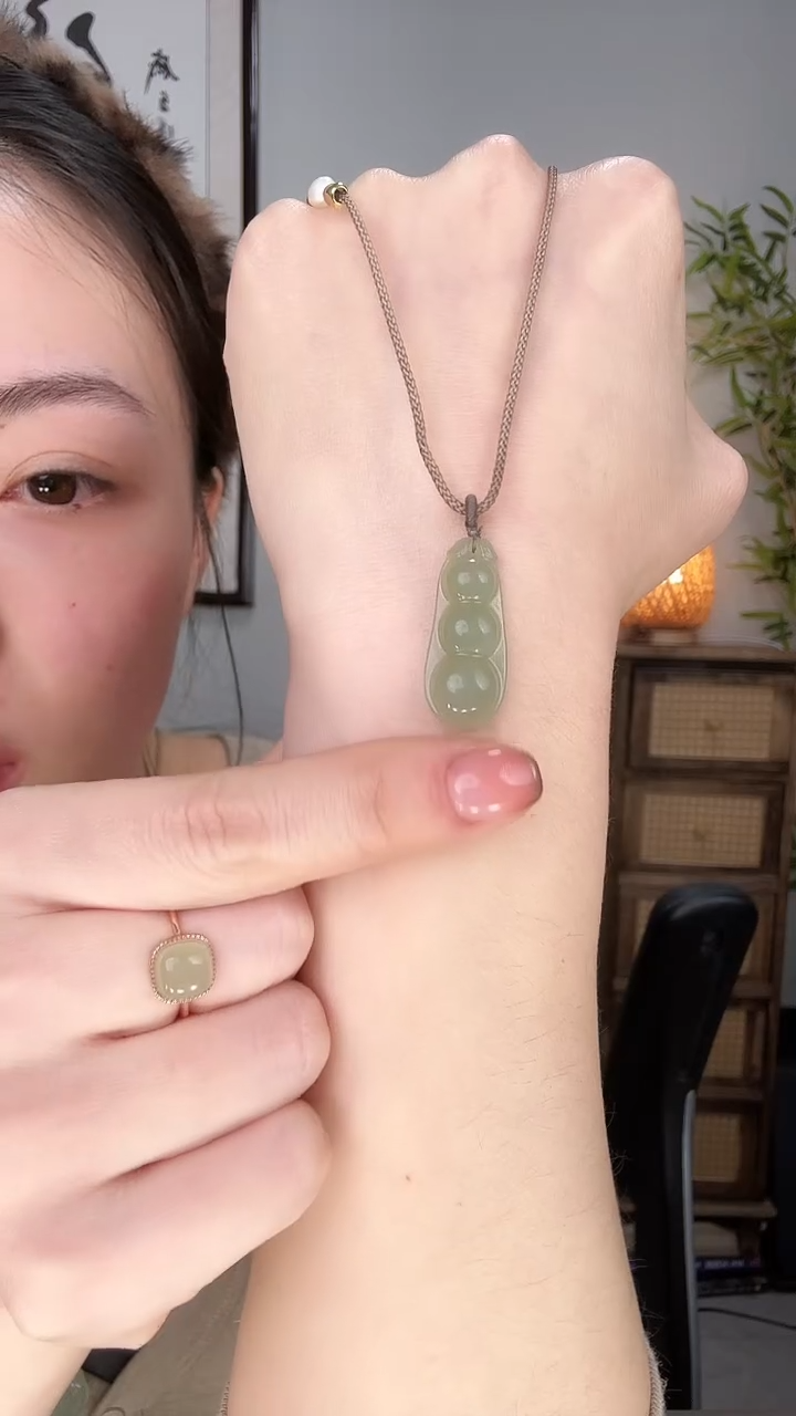 【闪购商品】和田玉颈饰未镶嵌福豆