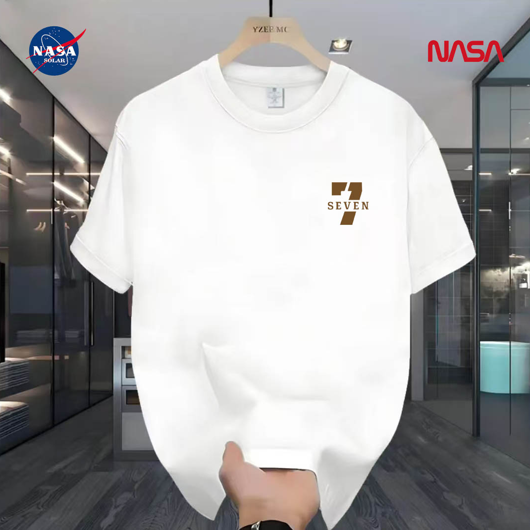 NASA联名纯棉夏季圆领短袖T恤微宽松时尚男女同款休闲百搭11