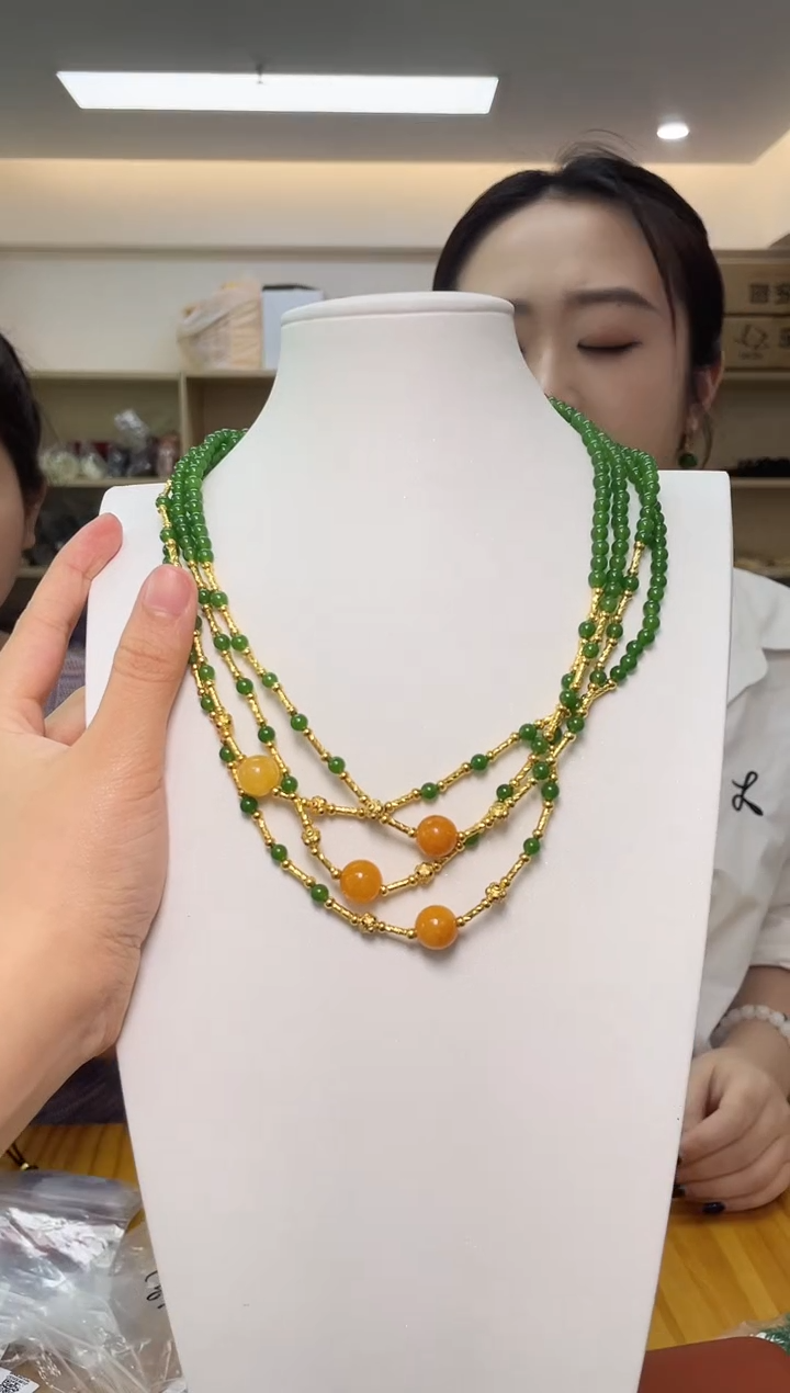 和田玉未镶嵌颈饰（多样性单个发货）