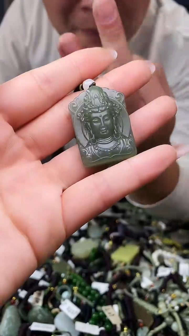 颈饰未镶嵌和田玉多样性发货，拍一发一
