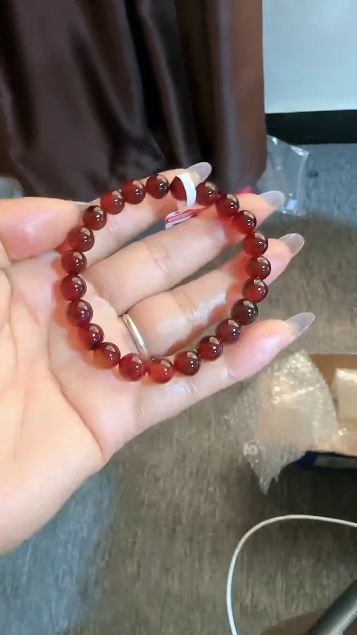 【闪购商品】琥珀手链未镶嵌规格8血珀手串#21
