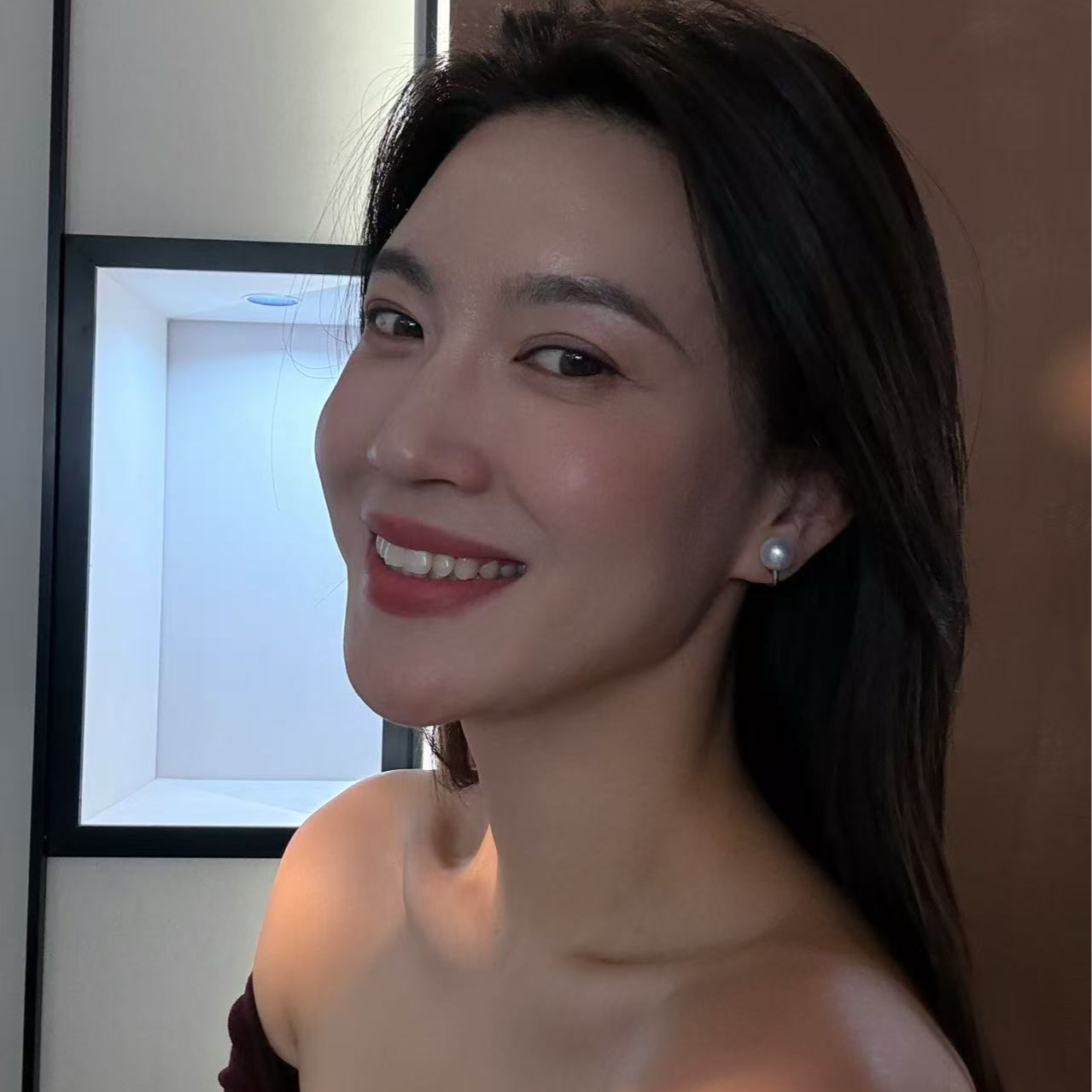 珠宝【锦礼】天山雪（云裳）S925银淡水珍珠耳夹11-12mm