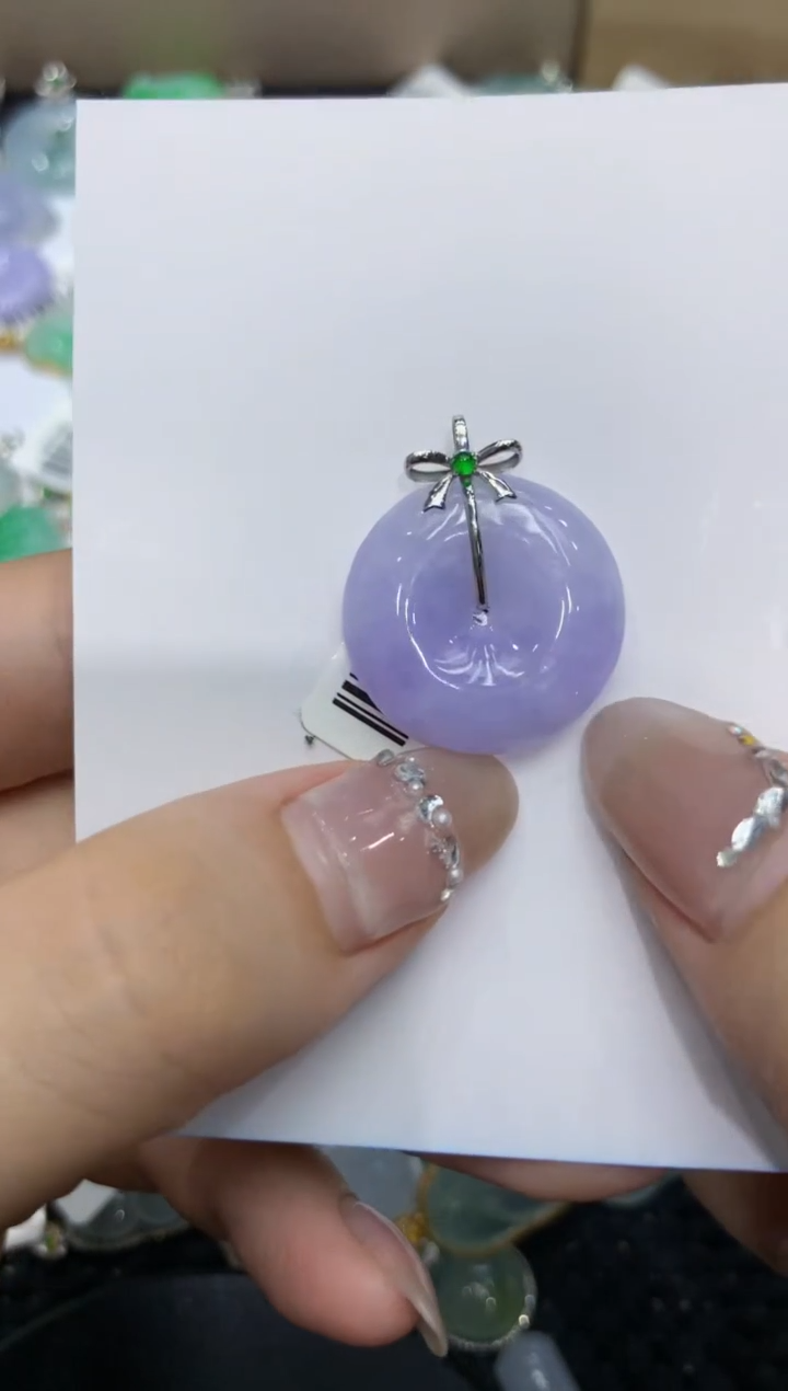 【闪购商品】翡翠颈饰18K金镶嵌222222222