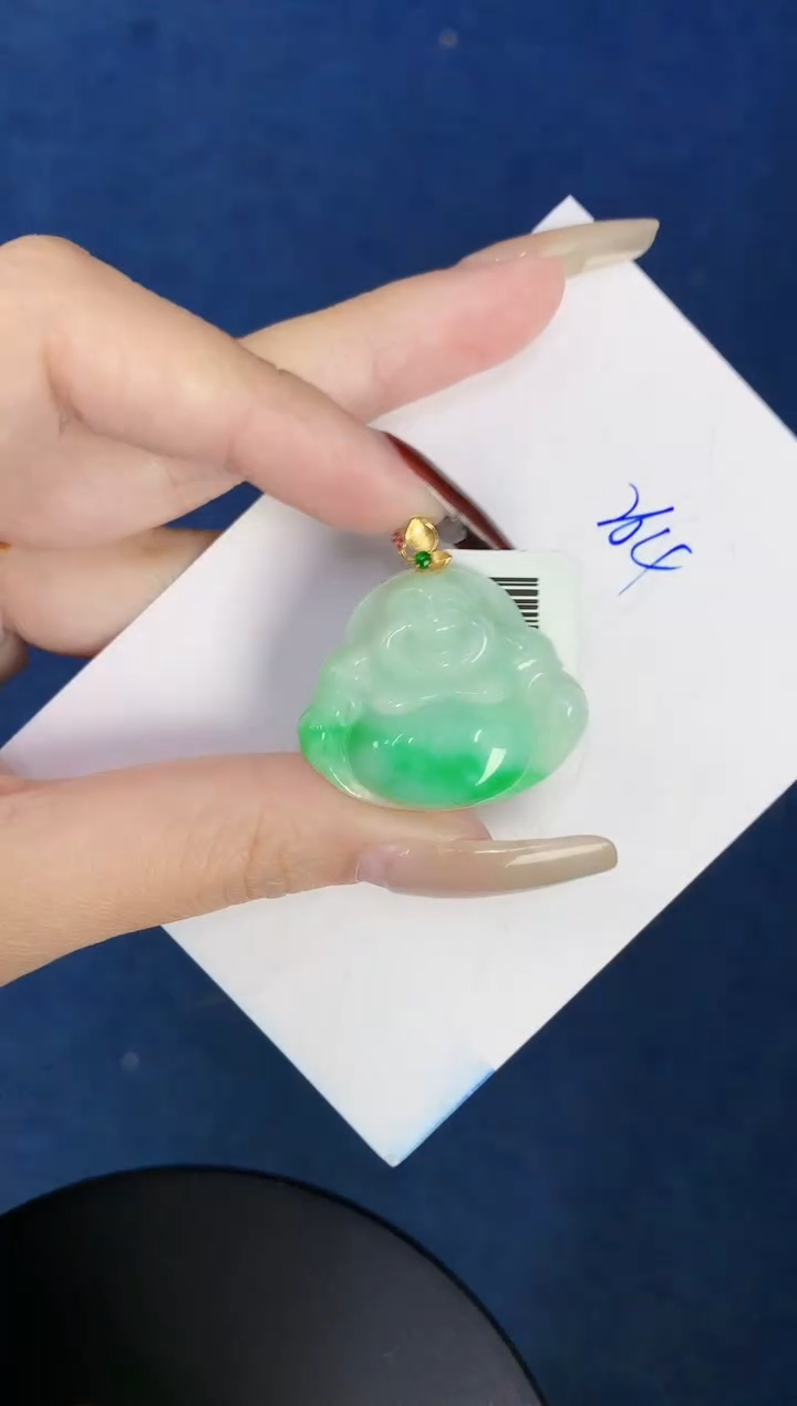 【闪购商品】翡翠颈饰18K金镶嵌000000000