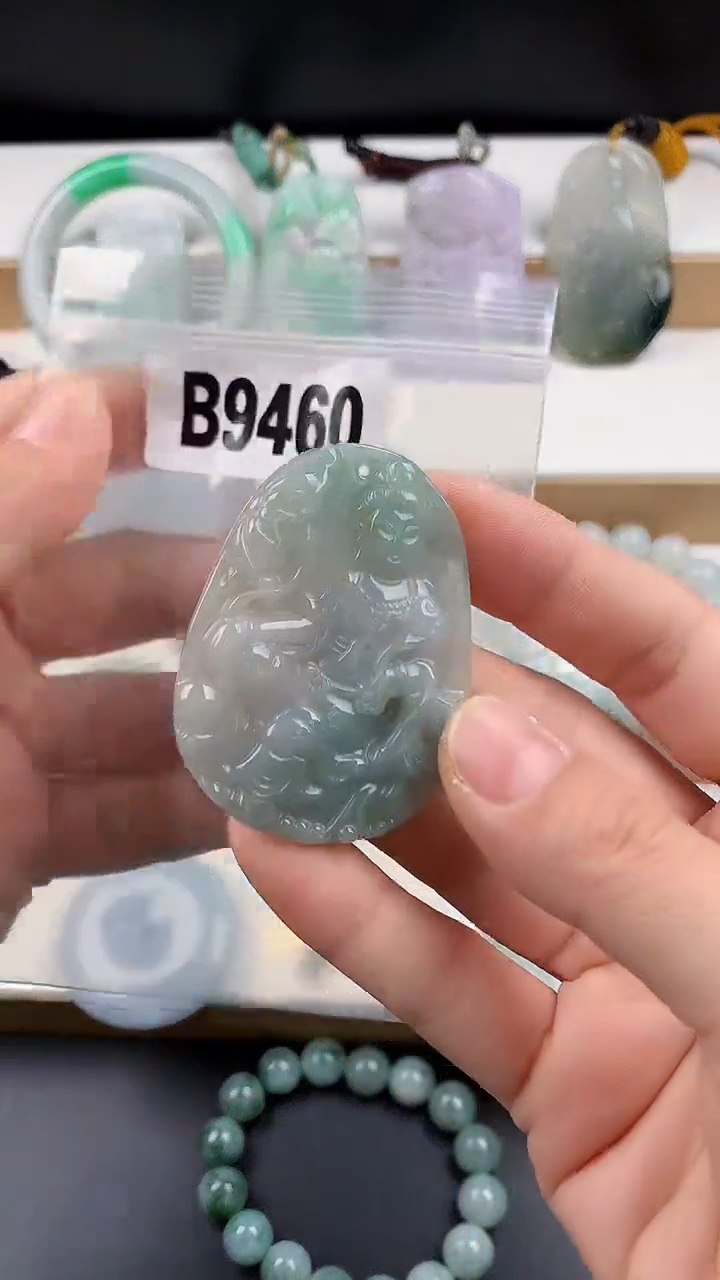 颈饰未镶嵌翡翠天然翡翠吊坠挂件