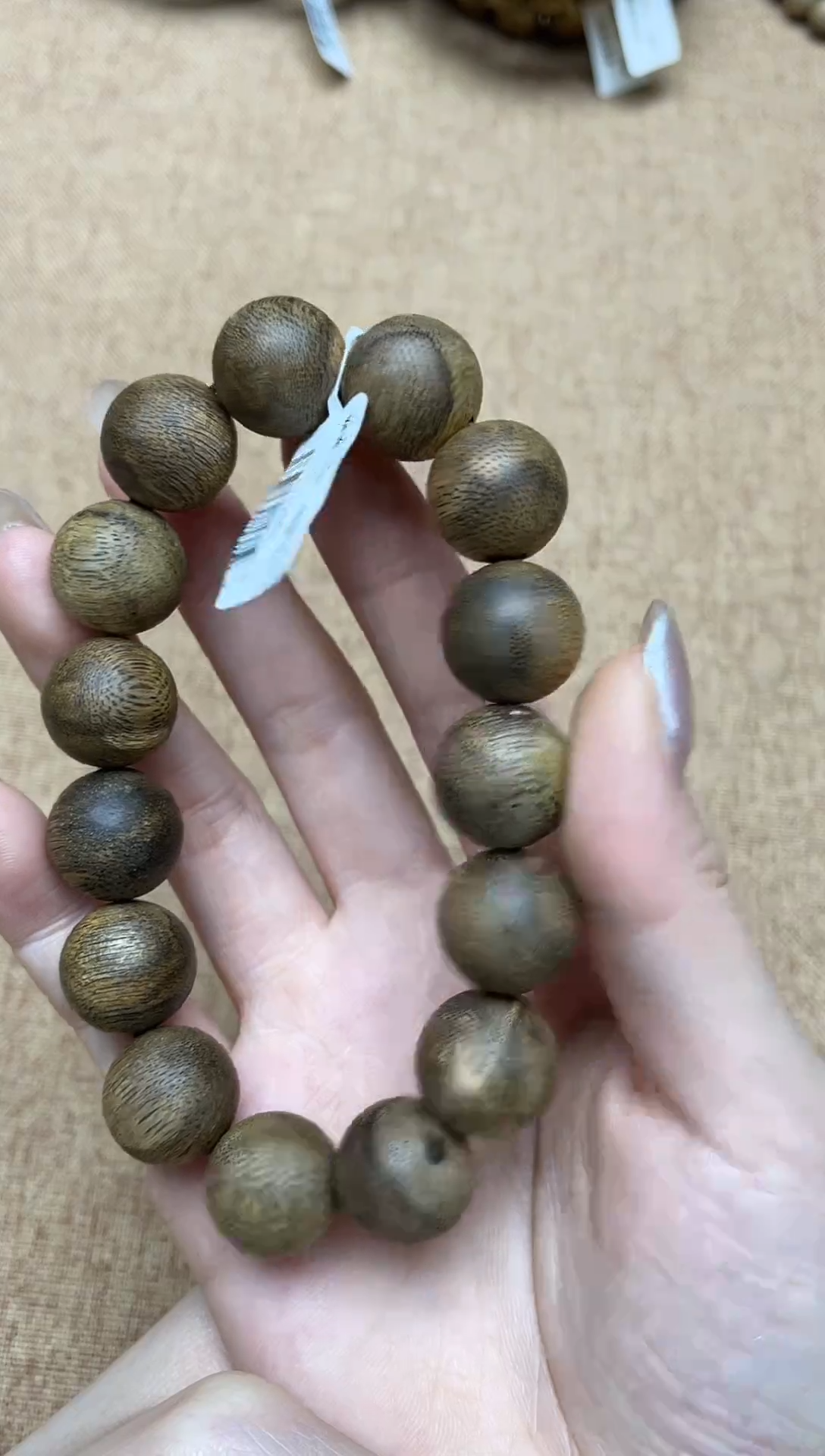 沉香手串文莱黑棋1.5圆珠单圈多样性发其一
