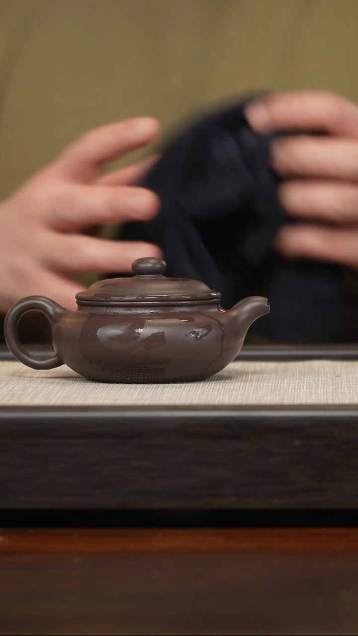 【闪购商品】紫砂茶壶四底扁腹