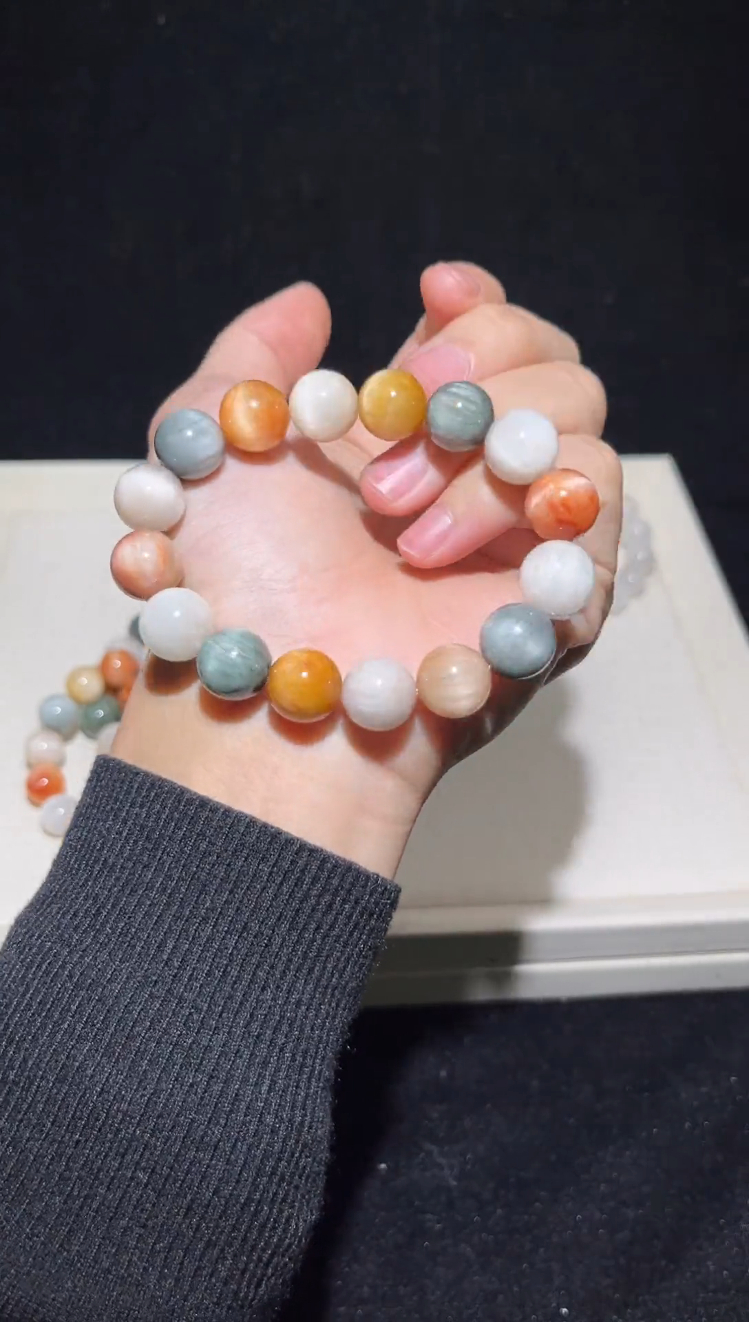 未镶嵌手串水晶48彩兔毛出厂价默认微瑕13