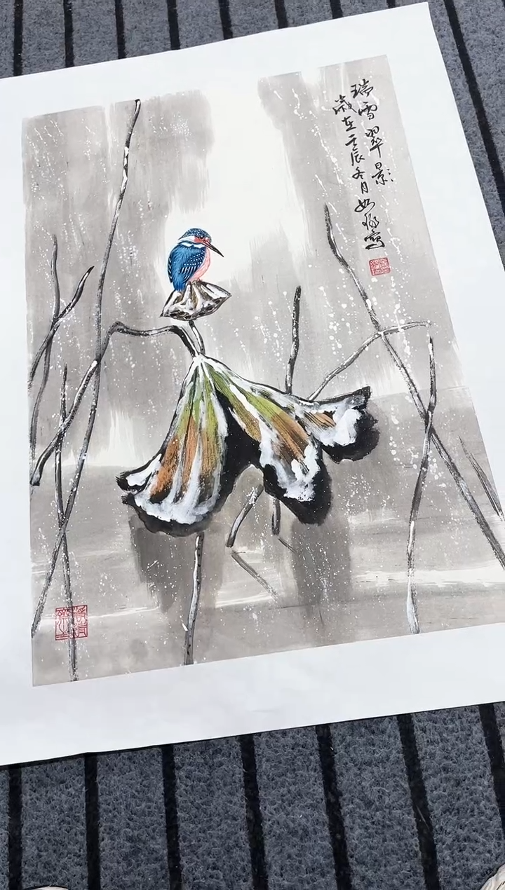 精品国画花鸟作品