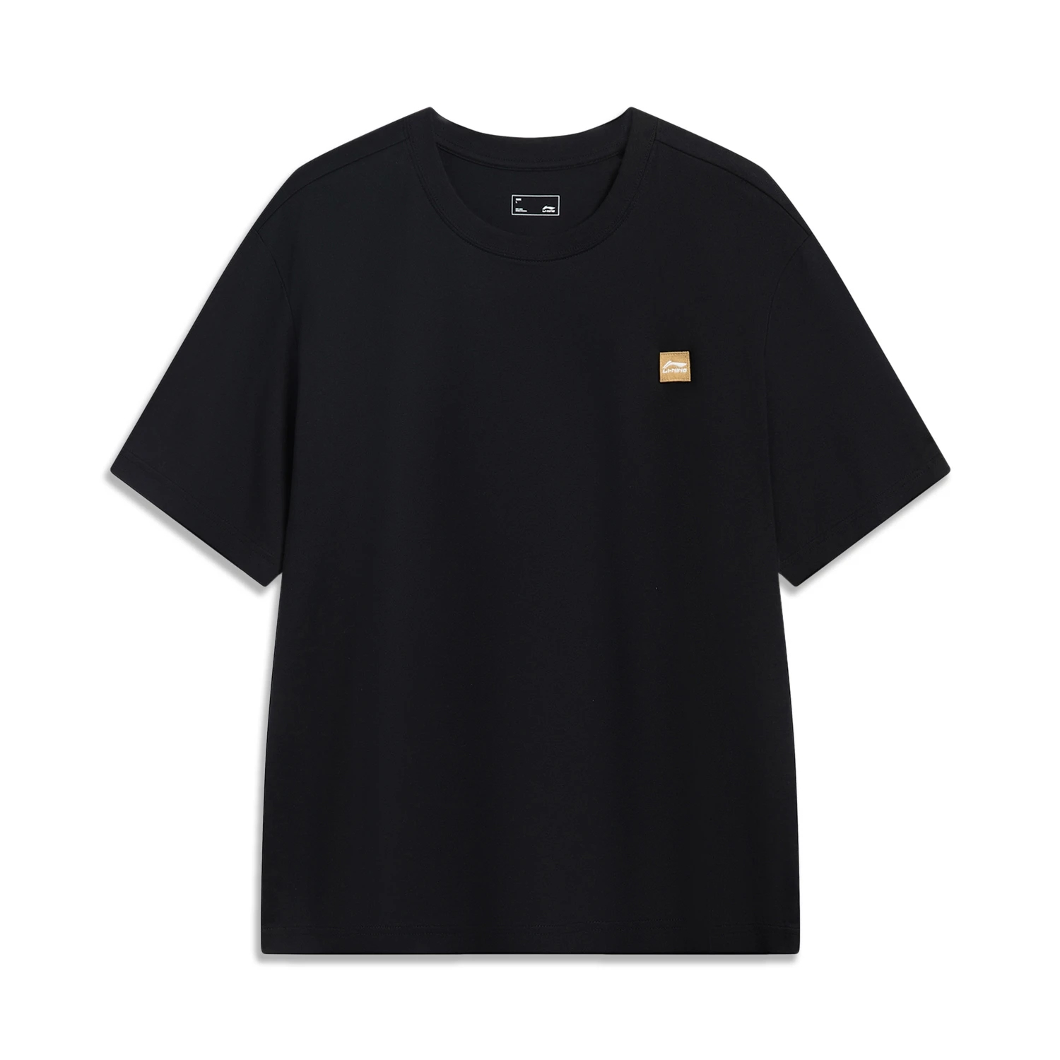 李宁短袖纯棉t恤情侣夏日穿搭百搭圆领宽松休闲运动上衣AHSU743