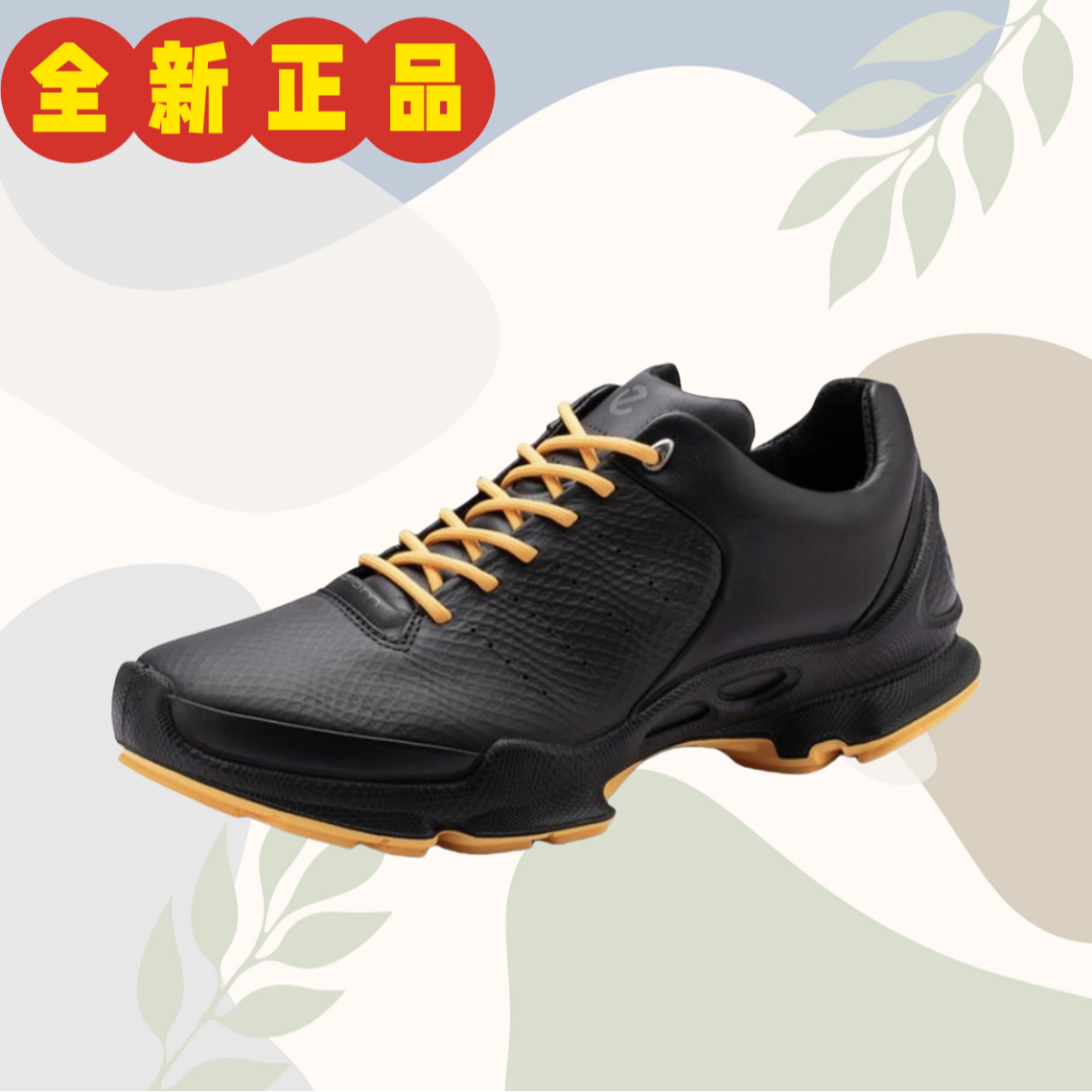 ECCO爱步25新款男鞋休闲运动鞋双色鞋带缓震跑步健步BIOMC 800434