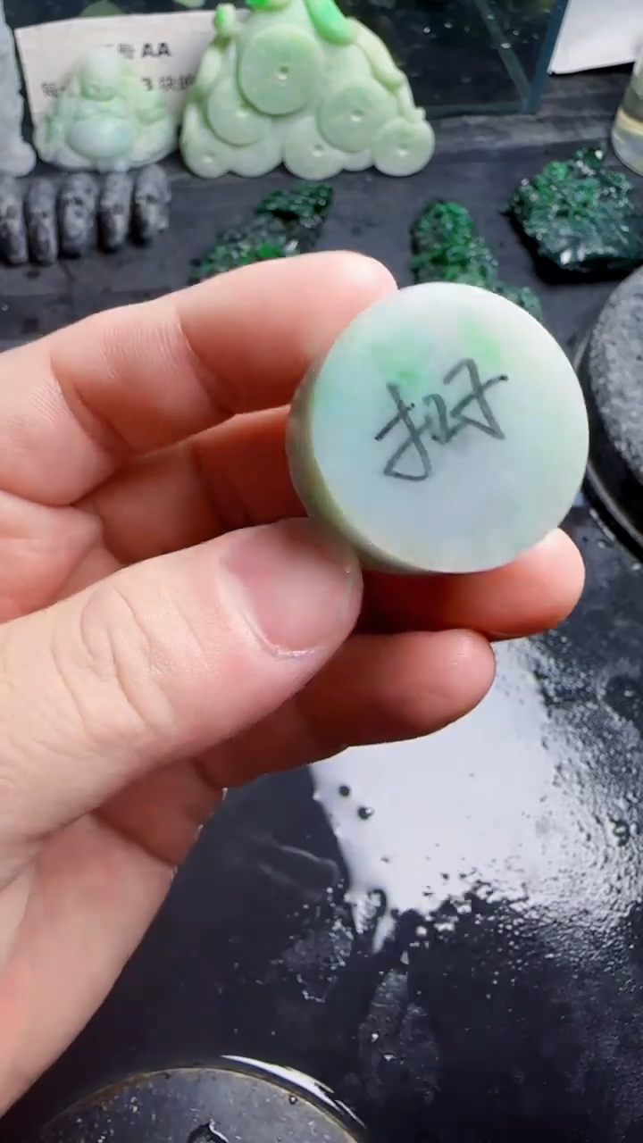 未镶嵌挂件翡翠天然翡翠054