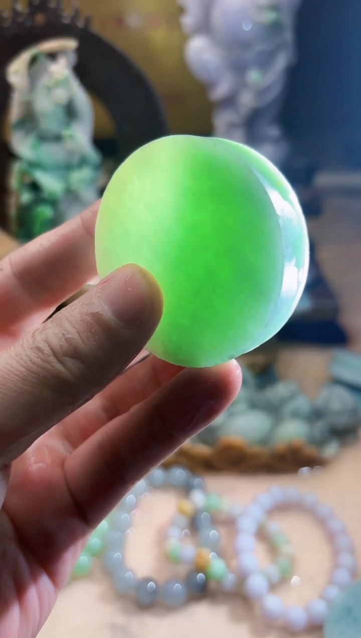 未镶嵌挂件翡翠A货张麦7794