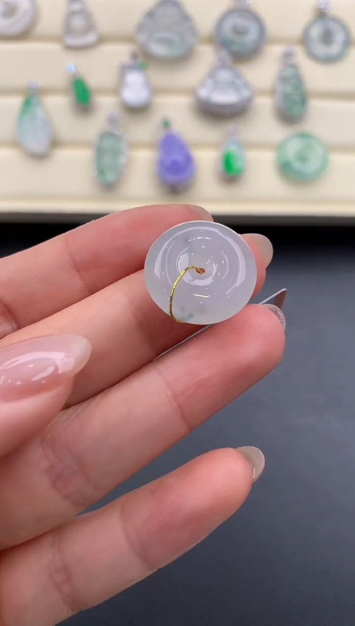 【闪购商品】翡翠颈饰未镶嵌X398      