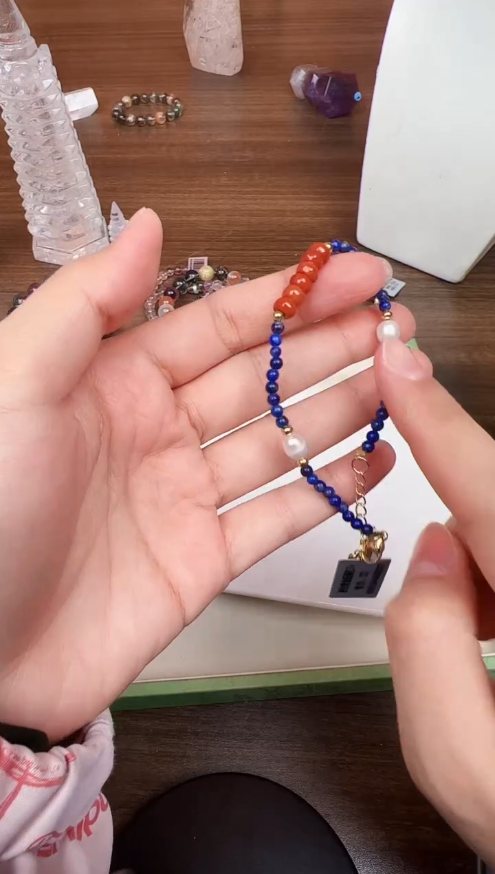 未镶嵌青金石手链悦2575