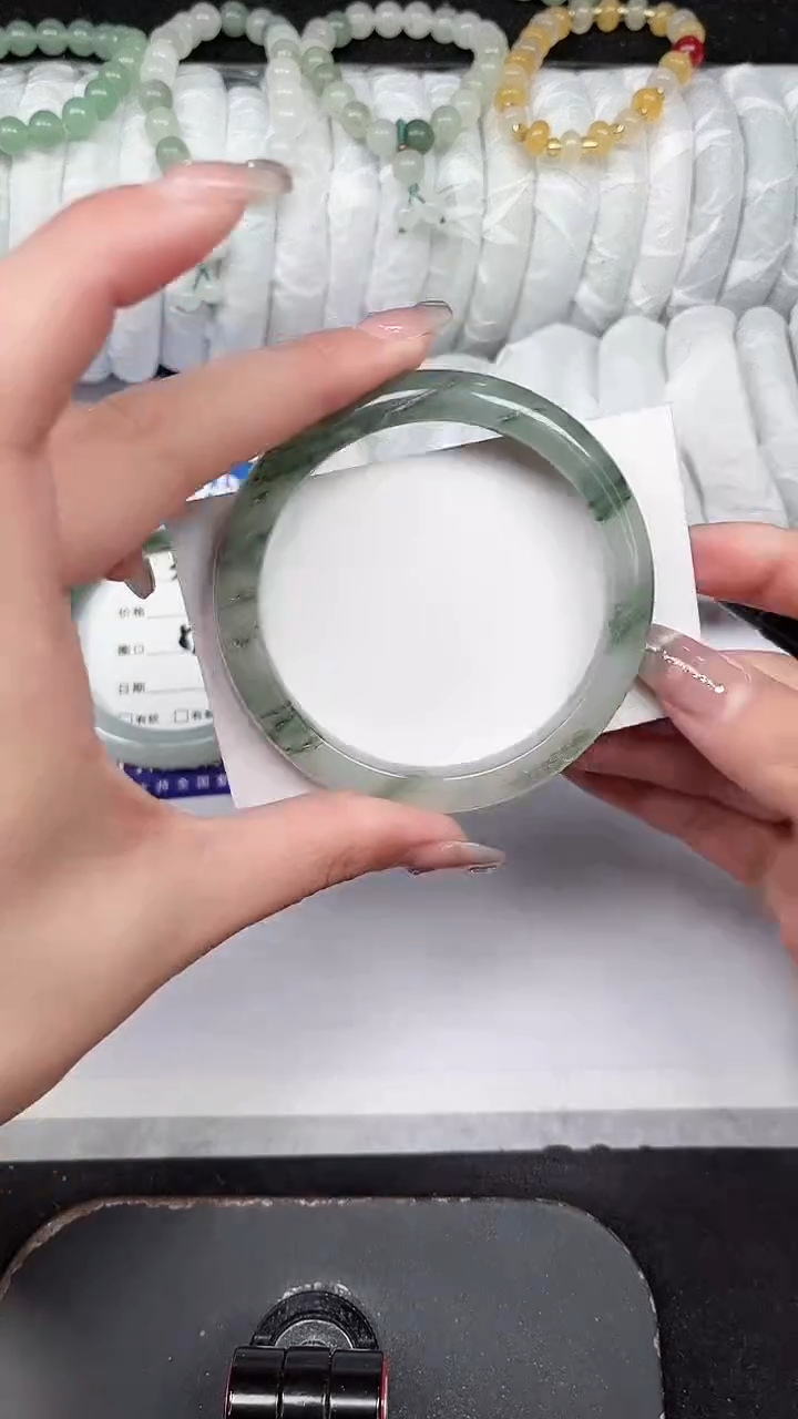 未镶嵌手镯石英质玉374-58/59