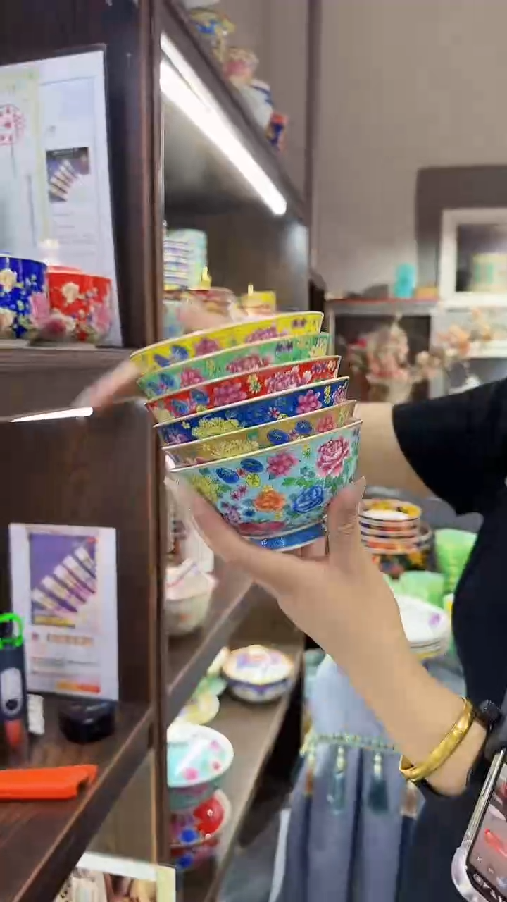 瓷片4.5英寸饭碗6个景德镇餐具