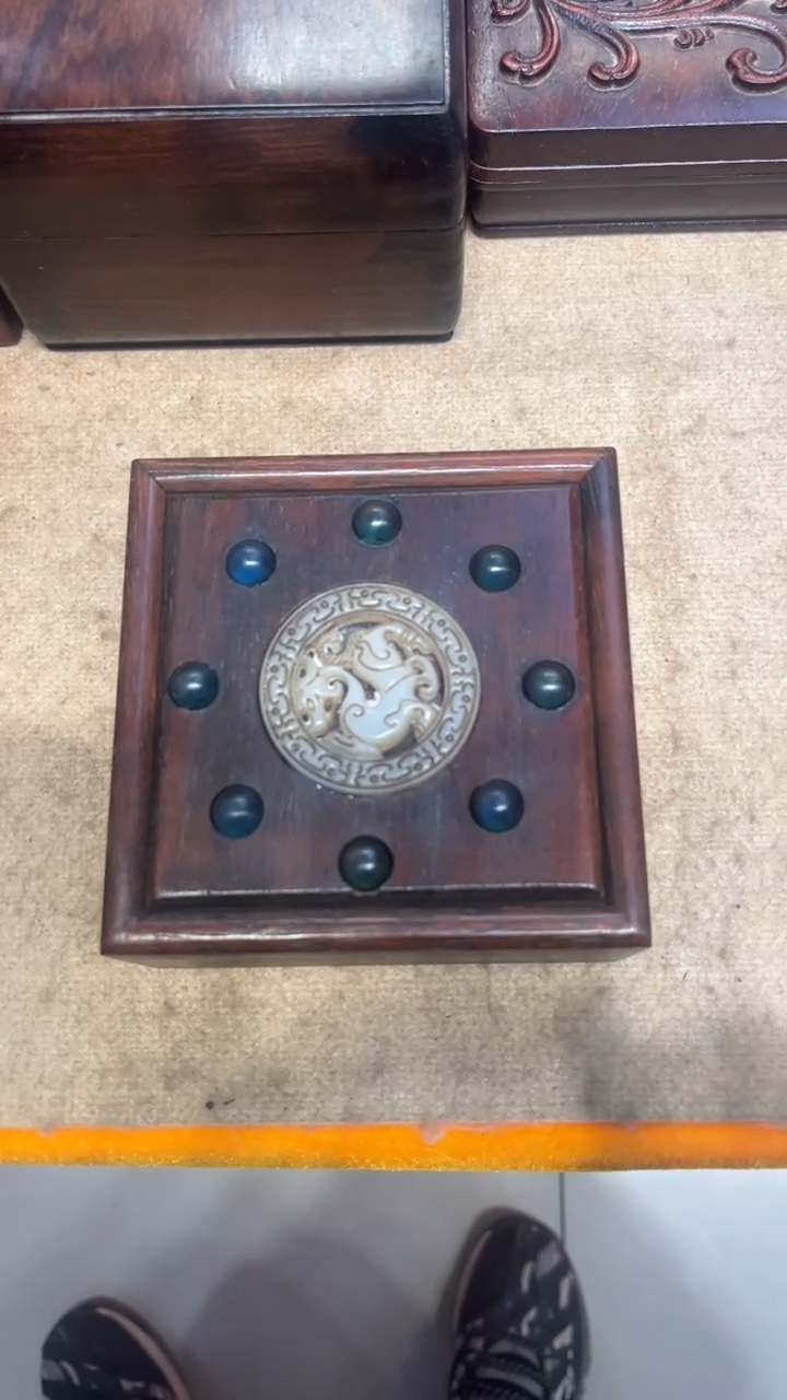 【闪购商品】木玉石四方抽拉盒