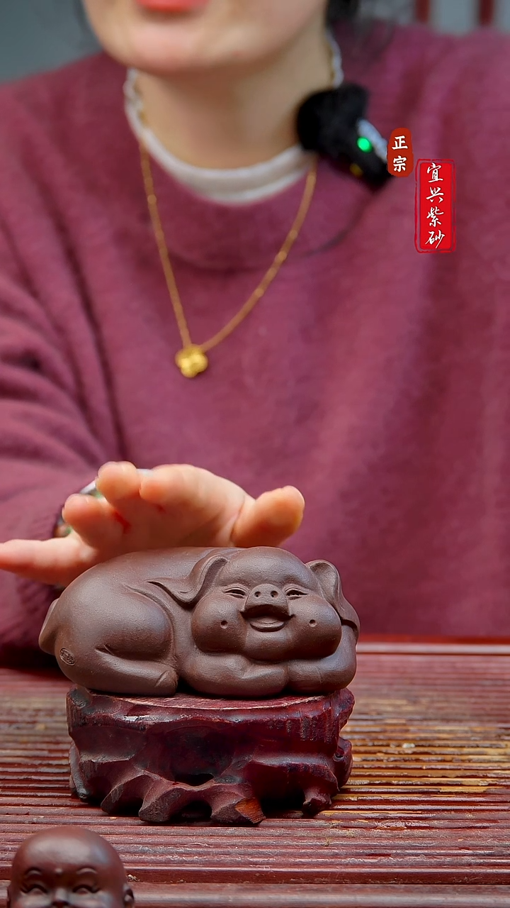 紫砂茶宠宜兴紫砂茶宠摆件