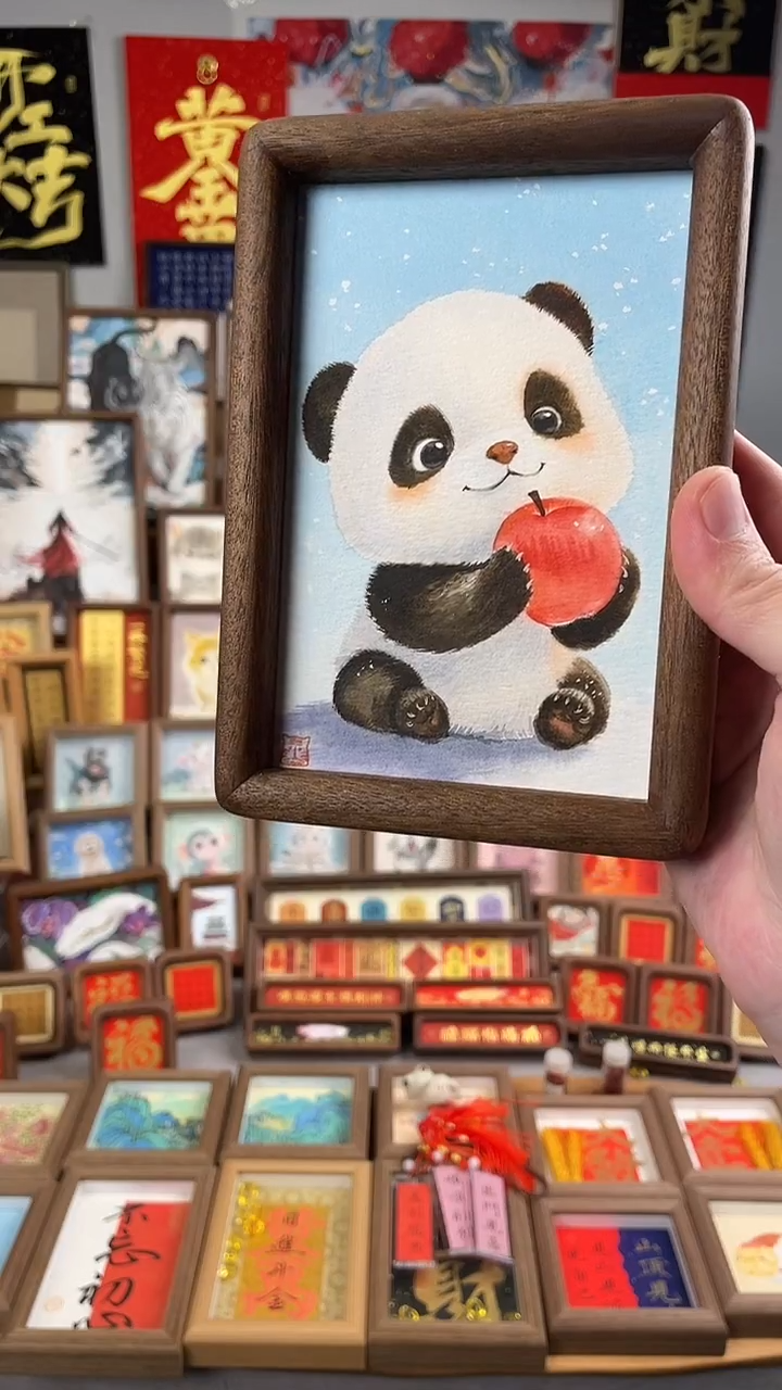 国画纯手绘 书法 绘画 作品