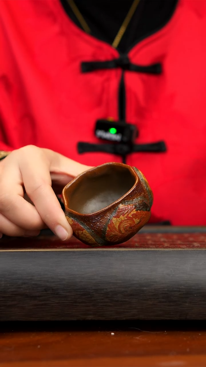 【闪购商品】紫砂茶壶柴烧凤凰杯