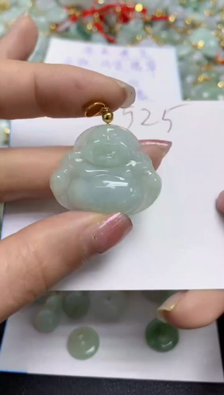 【闪购商品】翡翠颈饰合金天然翡翠A货