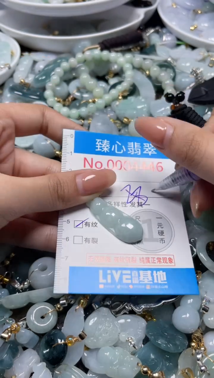 颈饰未镶嵌翡翠4446