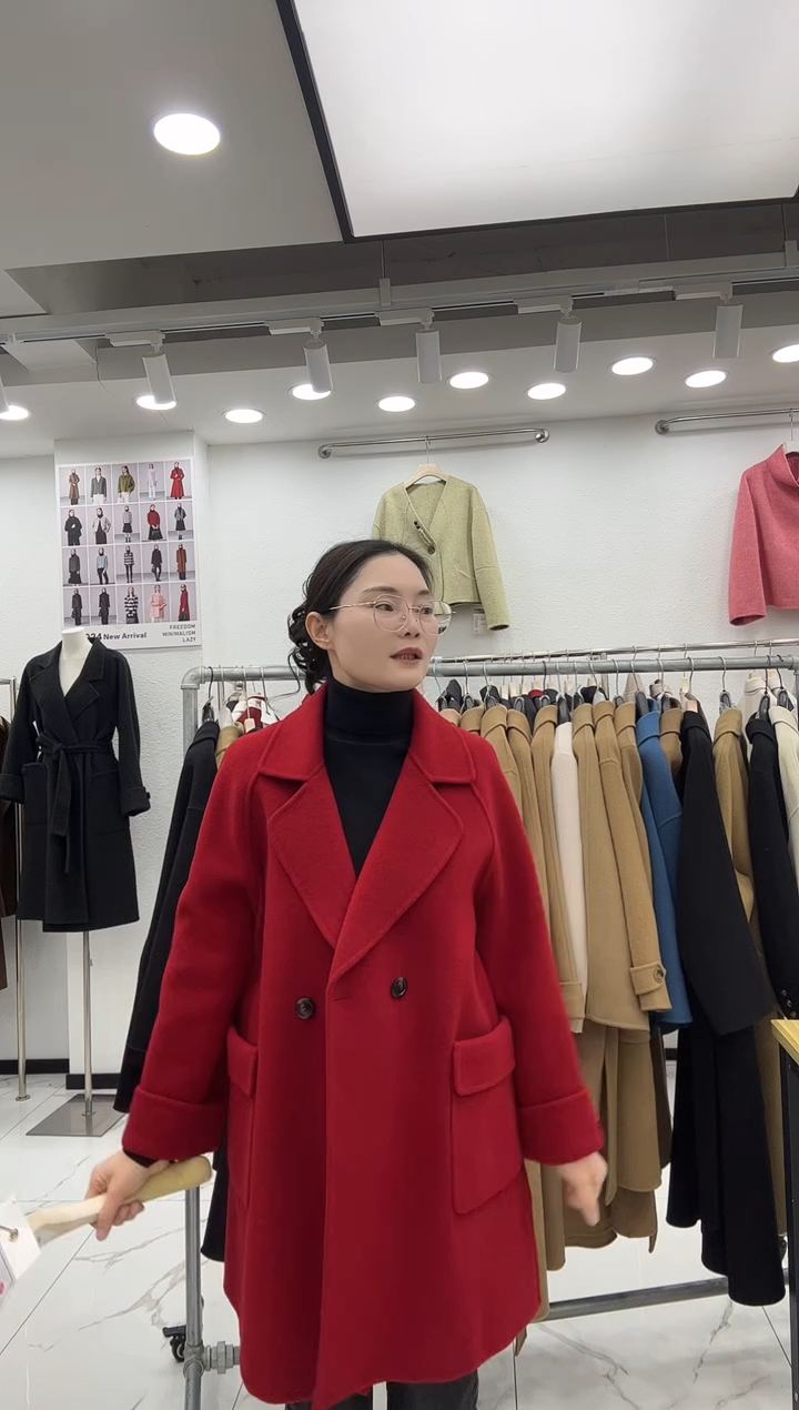 秋冬经典羊毛外套编码140