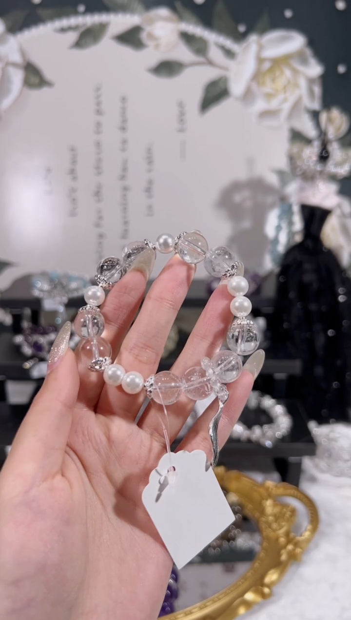 【闪购商品】水晶手链未镶嵌天然水晶默认微瑕 多样性发货发其一