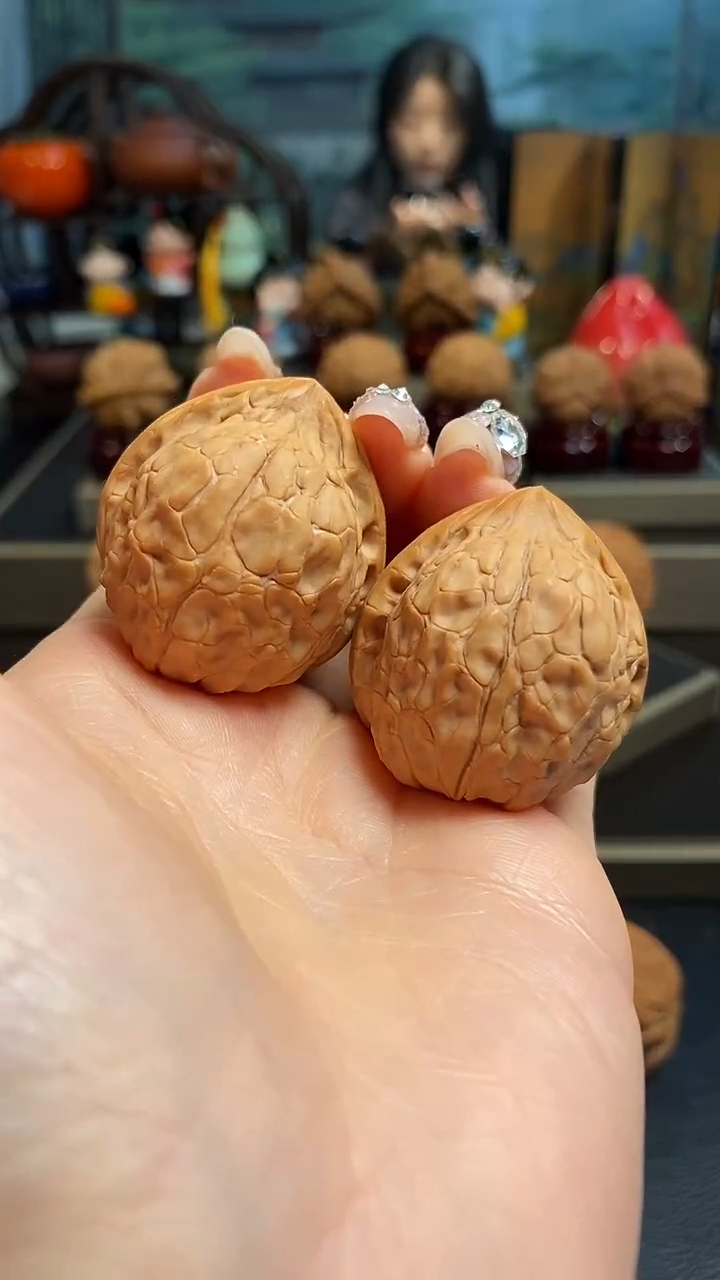 【闪购商品】文玩核桃吊坠K341龟甲纹34