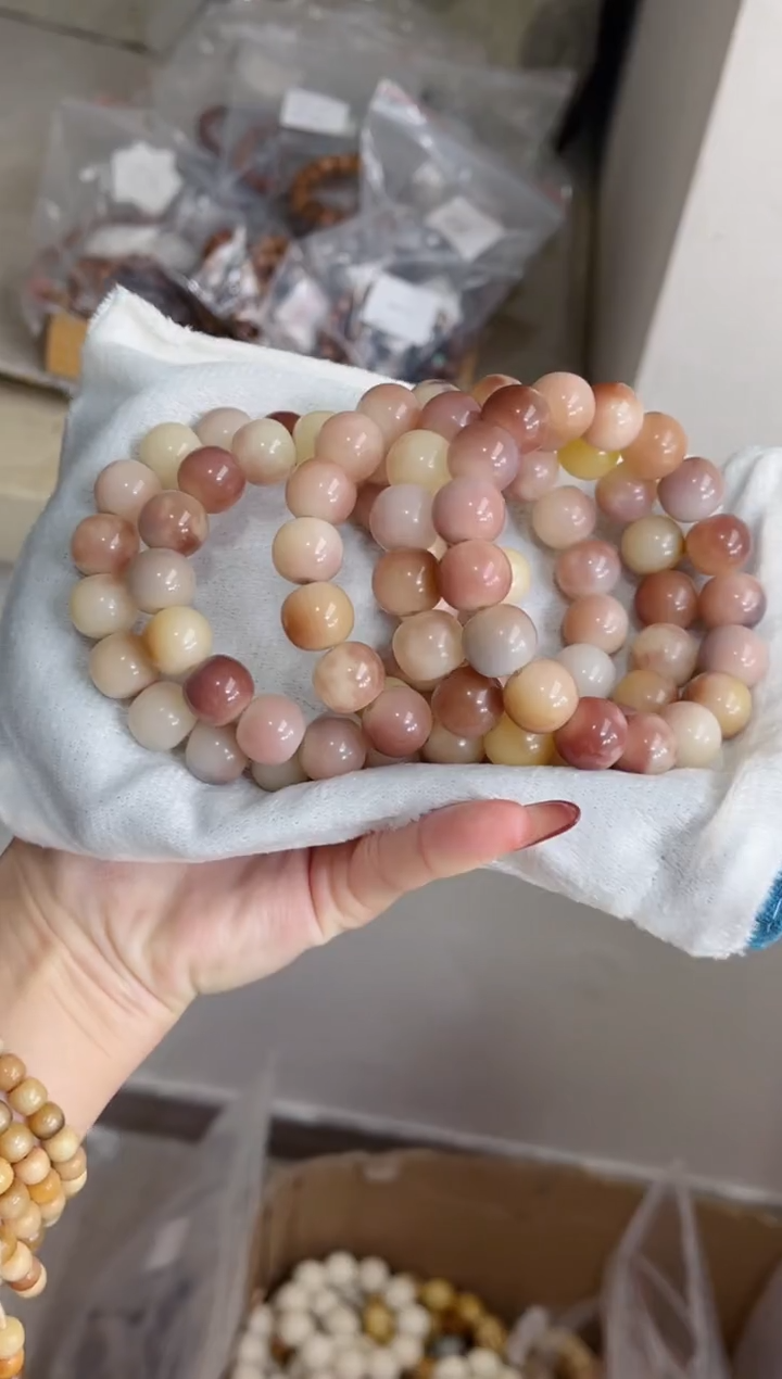手串菩提根/象牙果s96紫美人玉化苹果12*14mm手串