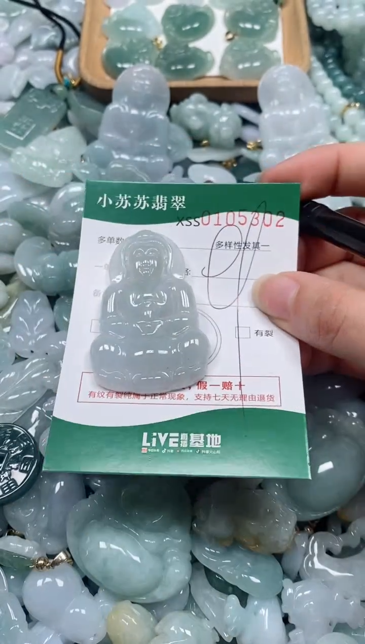 【闪购商品】翡翠颈饰未镶嵌闪购商品0105302