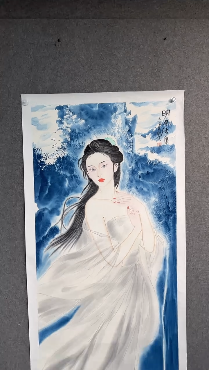 国画刘俊老师四尺