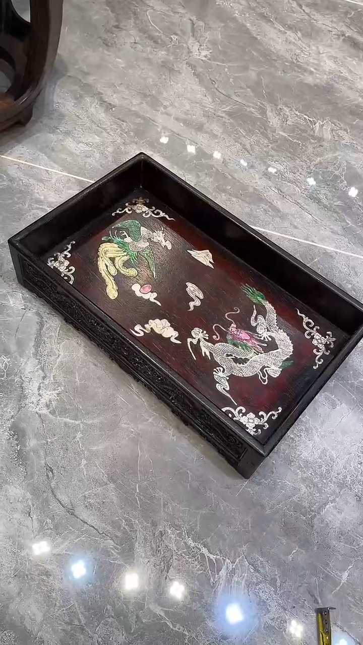 木龙凤呈祥 茶盘