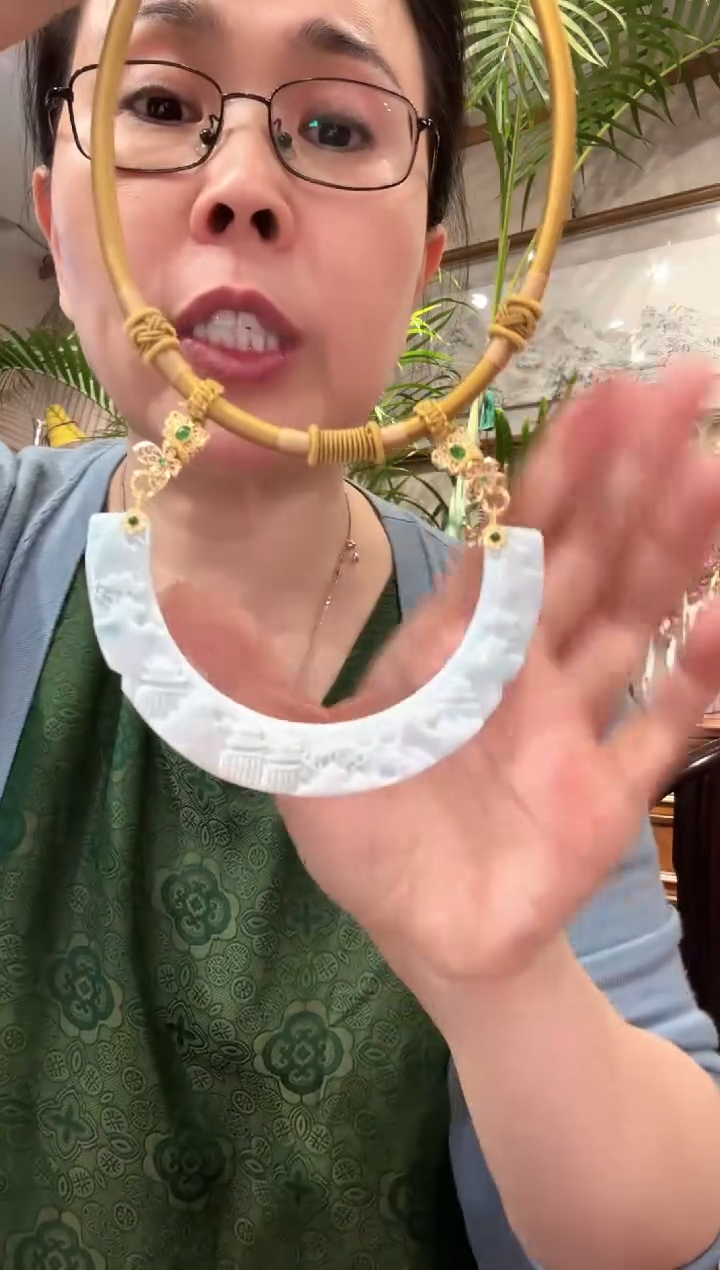 【闪购商品】翡翠颈饰未镶嵌国风