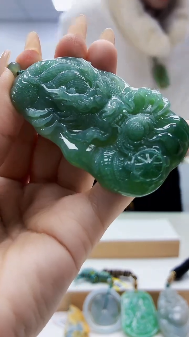 未镶嵌定制翡翠3099ty-毛货挂件93