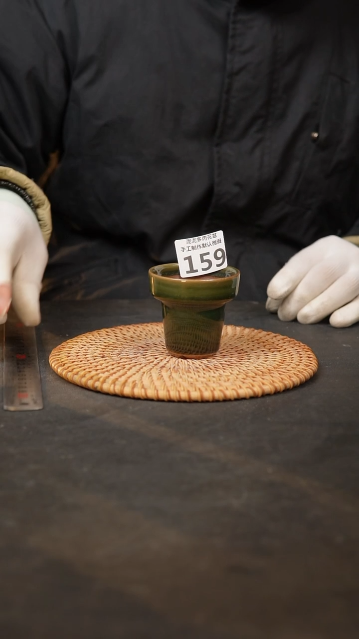 【闪购商品】瓷片159泥泥手工花盆