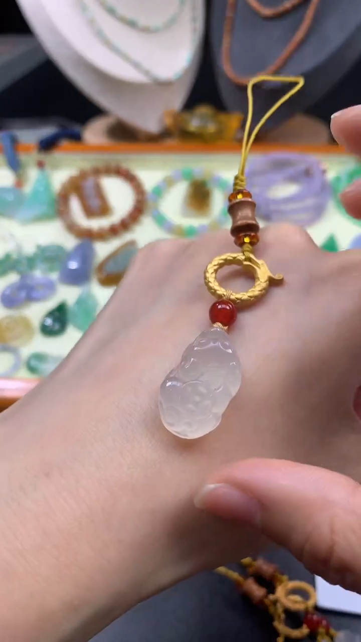 【闪购商品】玛瑙/玉髓颈饰未镶嵌玛瑙多样性发