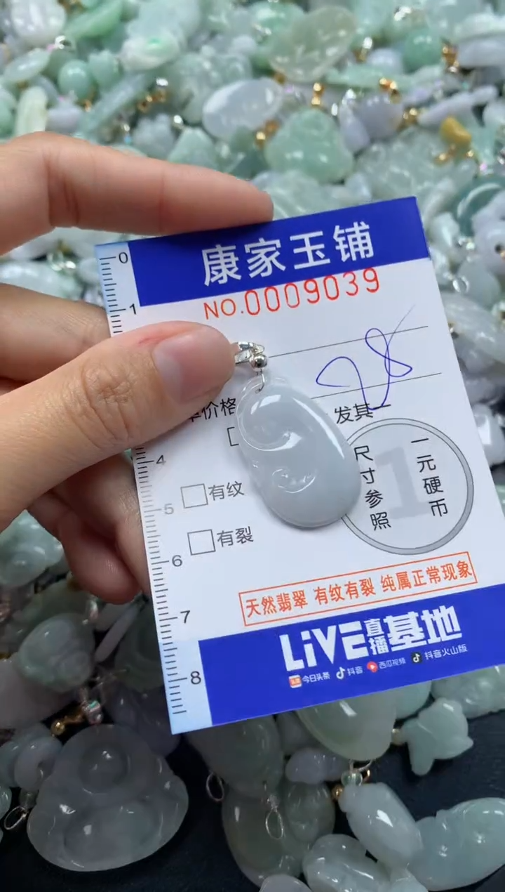 颈饰未镶嵌翡翠9039