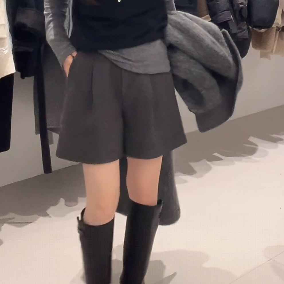 【慧姐韩国正品】25冬新款R百搭短裤17700753/N0退N0换